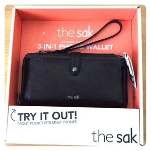 Black Leather Crossbody